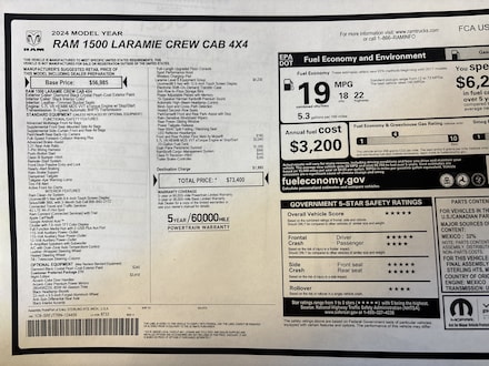 2024 Ram 1500 Laramie Truck Crew Cab