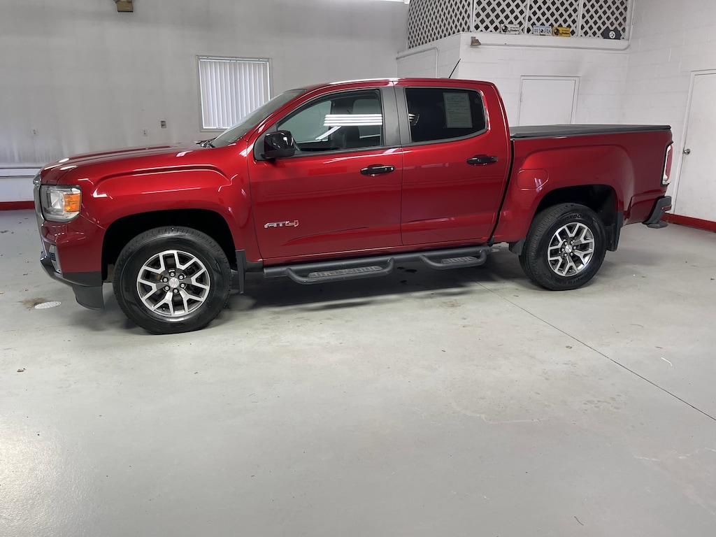 Used 2021 GMC Canyon 4WD AT4 w/Leather Truck Crew Cab