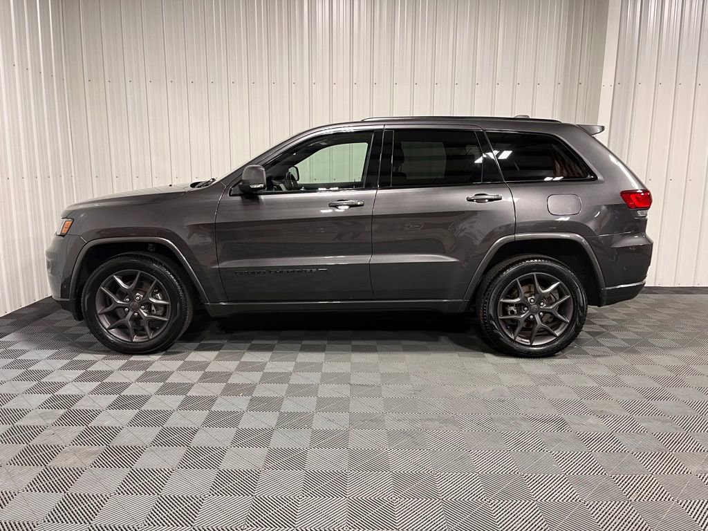 Certified 2021 Jeep Grand Cherokee 80th Edition with VIN 1C4RJFBG3MC584609 for sale in Celina, OH