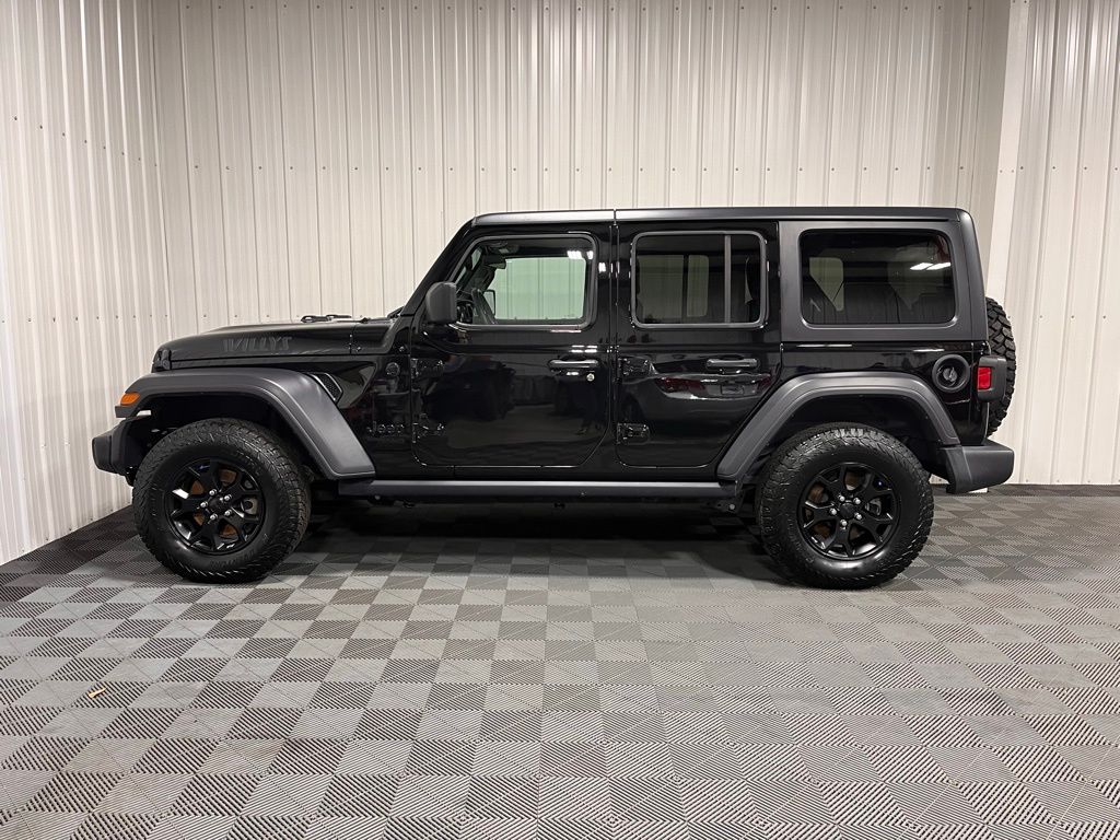 Certified 2020 Jeep Wrangler Unlimited Willys with VIN 1C4HJXDG6LW216629 for sale in Celina, OH