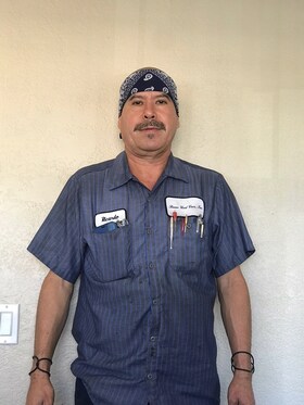 Staff member Richardo Gonzales from 9393d3a5c255