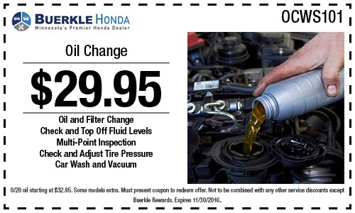 Honda service coupons mn