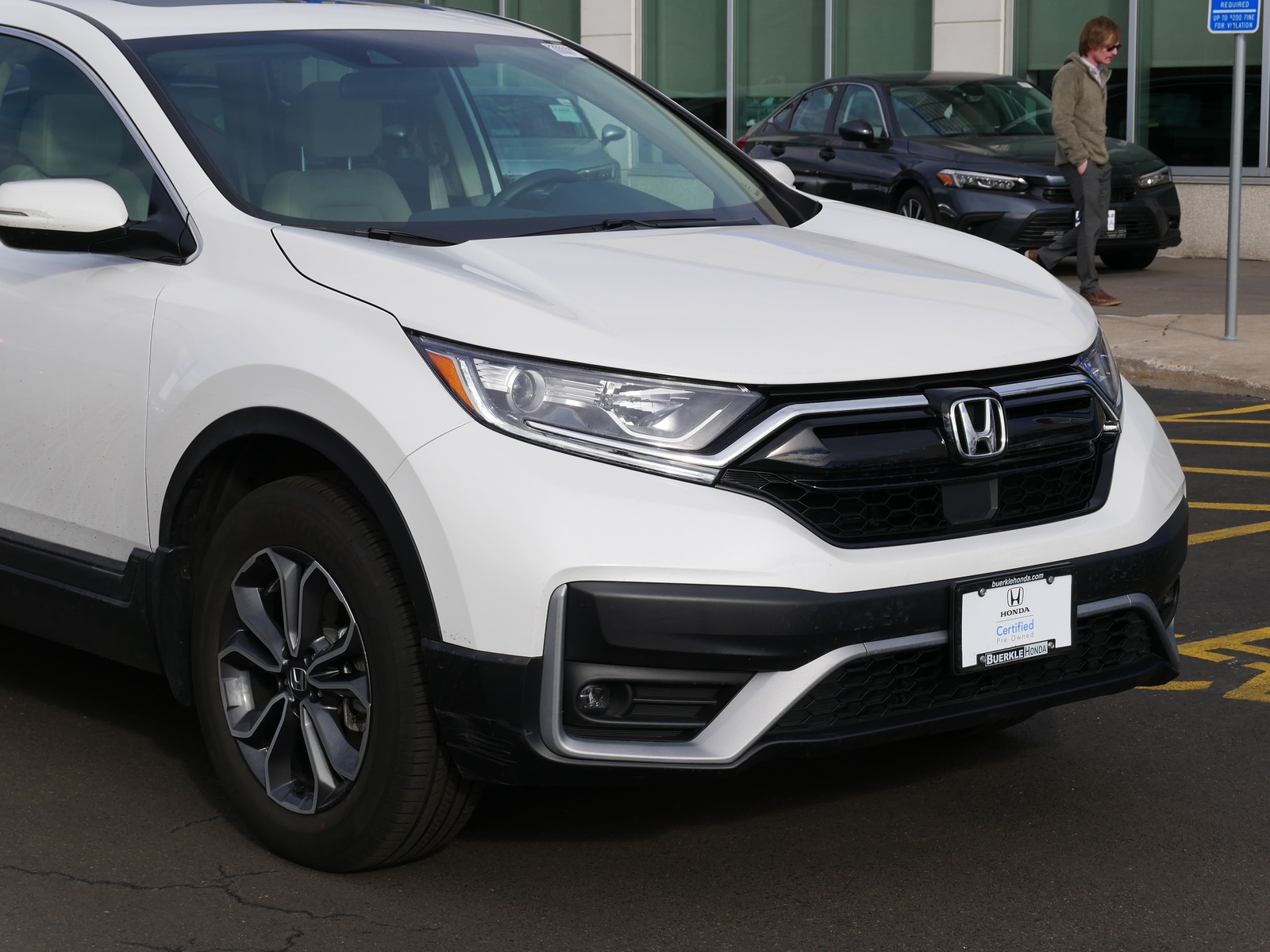 Certified 2022 Honda CR-V EX with VIN 2HKRW2H54NH667679 for sale in Saint Paul, Minnesota