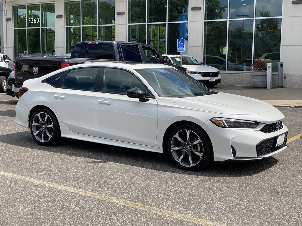 Certified 2025 Honda Civic Sedan Hybrid Sport Touring Sport Touring CVT