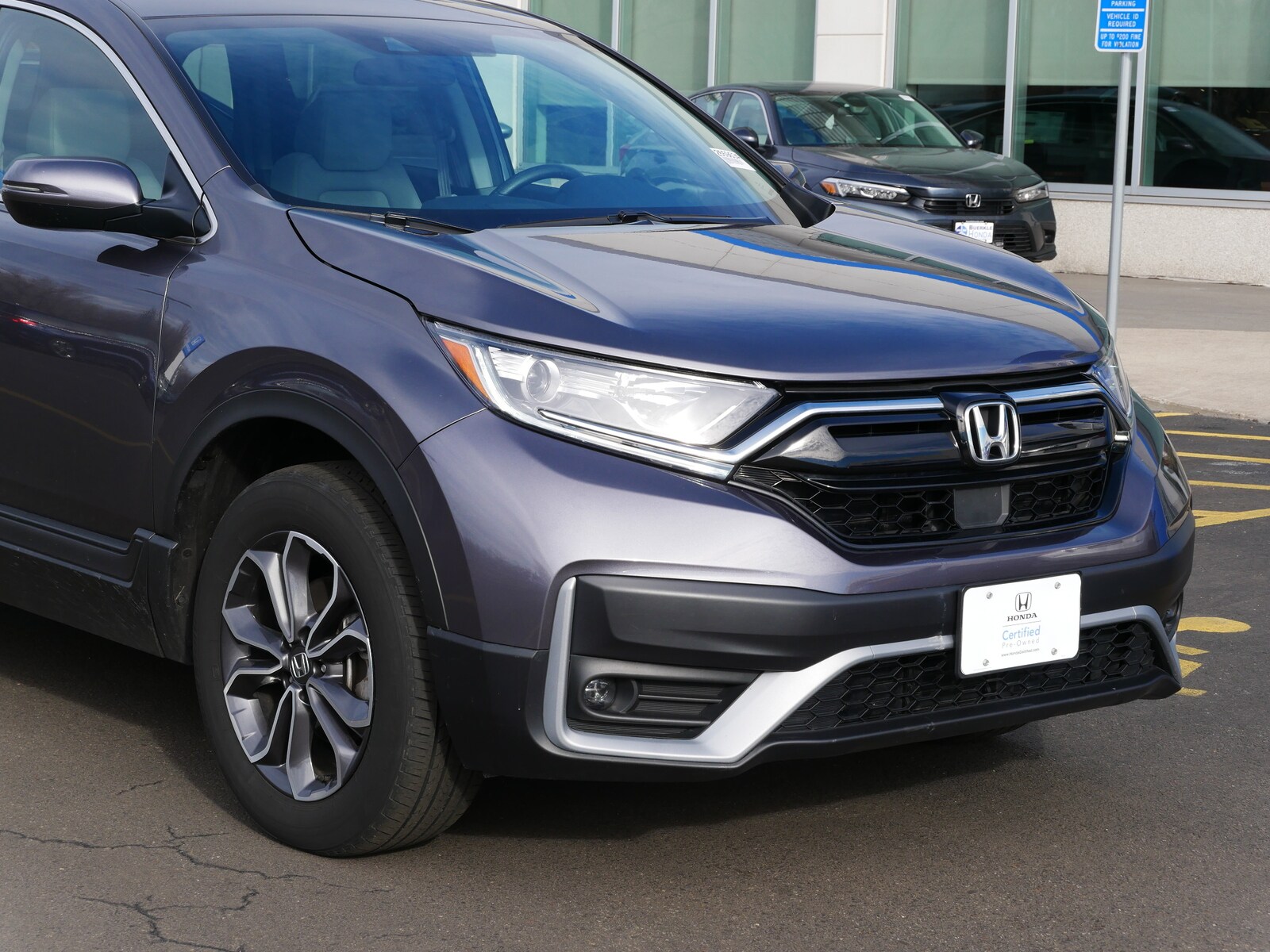 Certified 2021 Honda CR-V EX with VIN 2HKRW2H52MH629267 for sale in Saint Paul, Minnesota