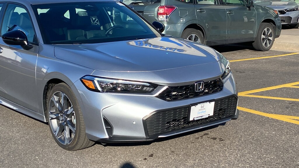 Certified 2025 Honda Civic Sedan Hybrid Sport Touring Sport Touring CVT