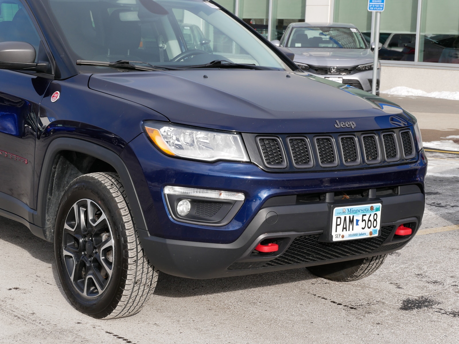 Used 2020 Jeep Compass Trailhawk with VIN 3C4NJDDB1LT156920 for sale in Saint Paul, MN