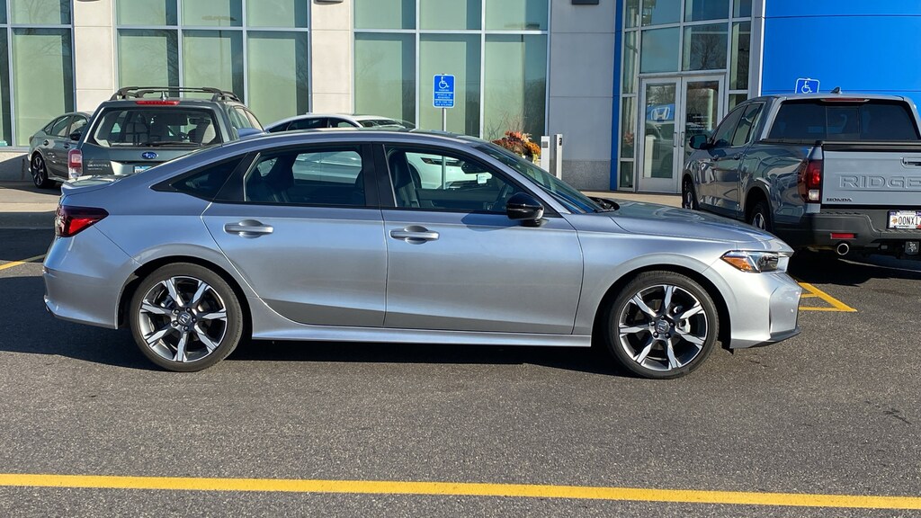 Certified 2025 Honda Civic Sedan Hybrid Sport Touring Sport Touring CVT