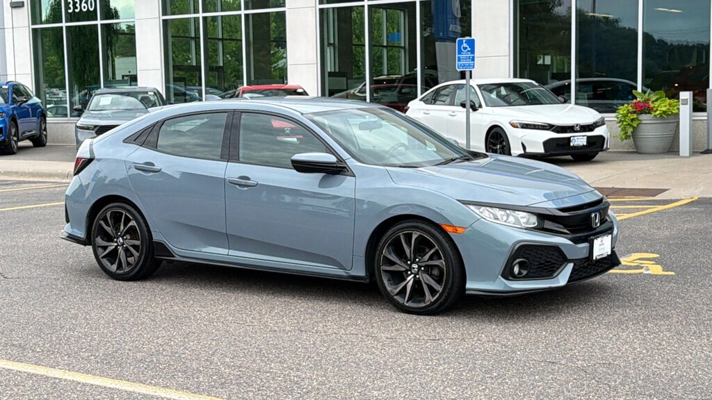 Certified 2018 Honda Civic Hatchback Sport Sport CVT
