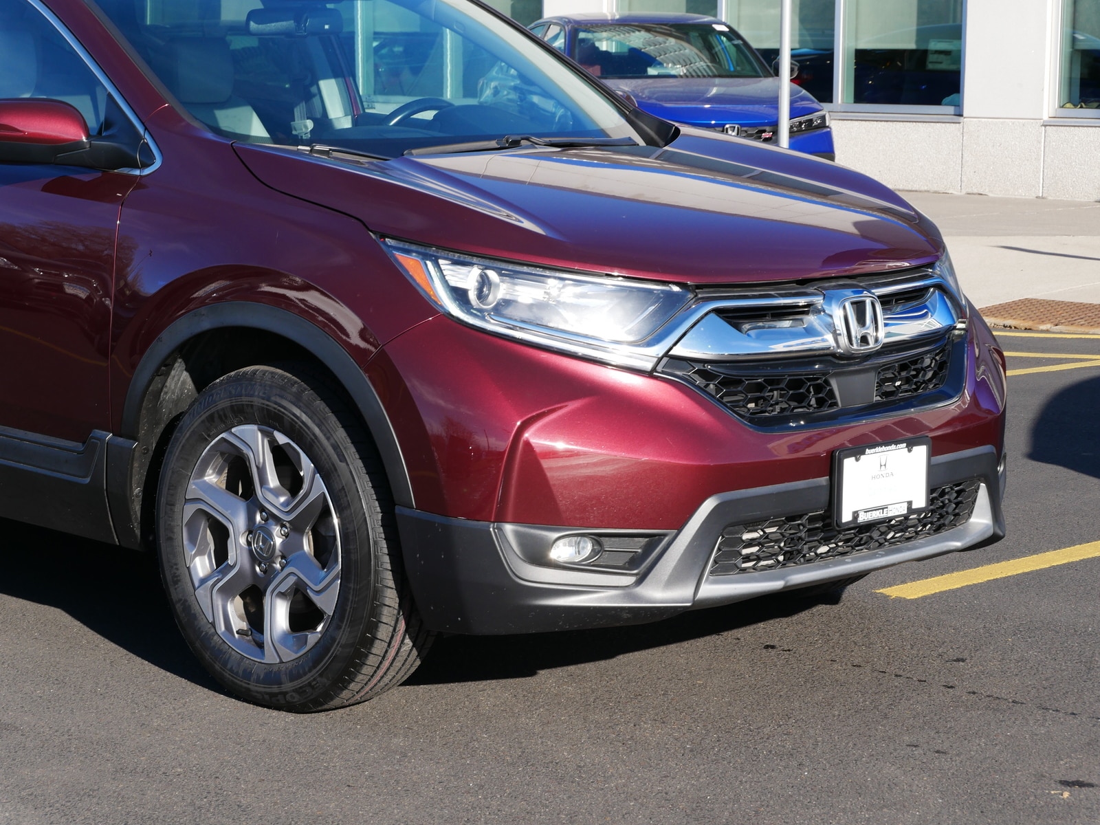 Certified 2019 Honda CR-V EX-L with VIN 2HKRW2H86KH624984 for sale in Saint Paul, MN