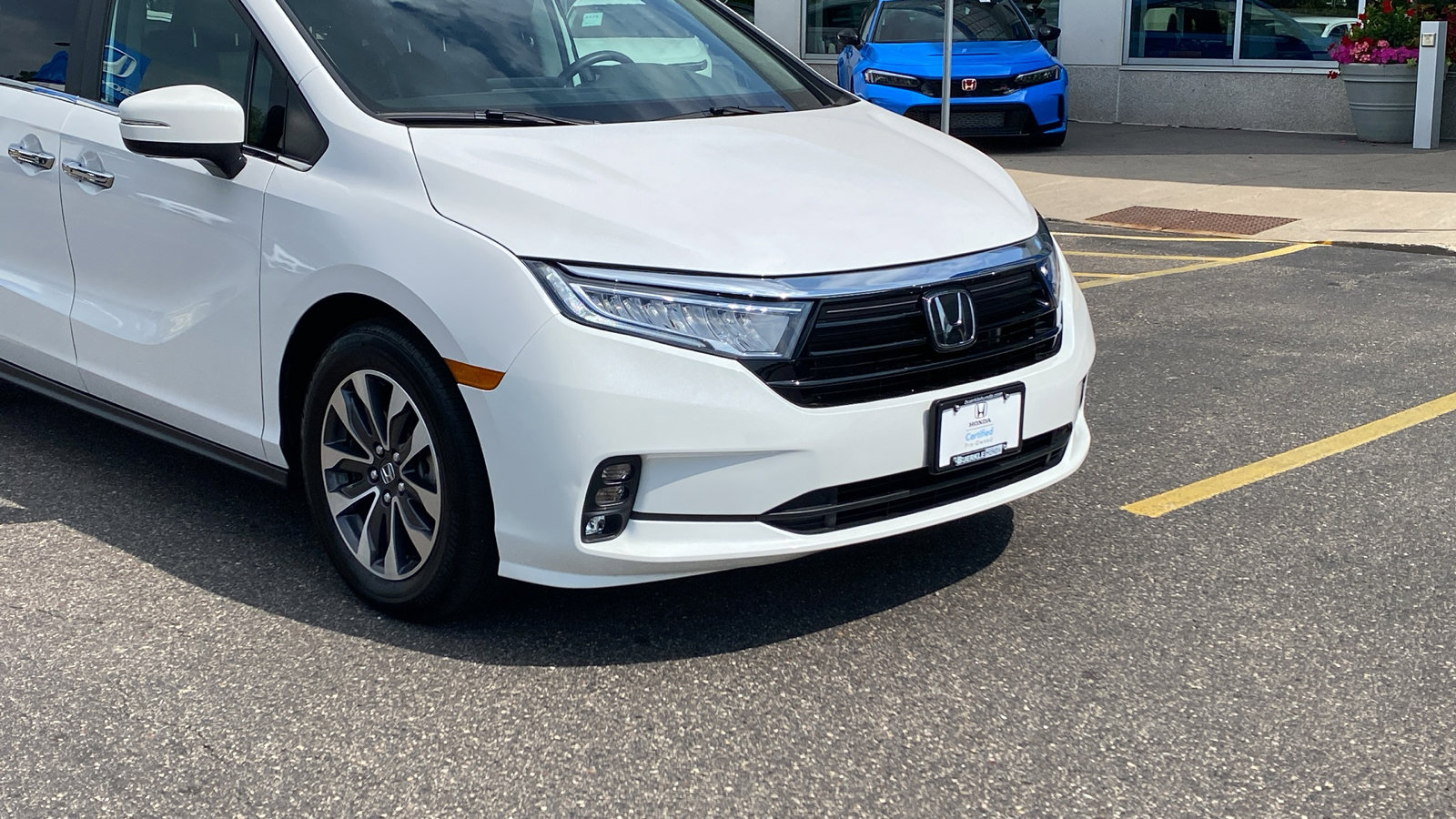 Certified 2023 Honda Odyssey EX-L with VIN 5FNRL6H67PB079544 for sale in Saint Paul, Minnesota