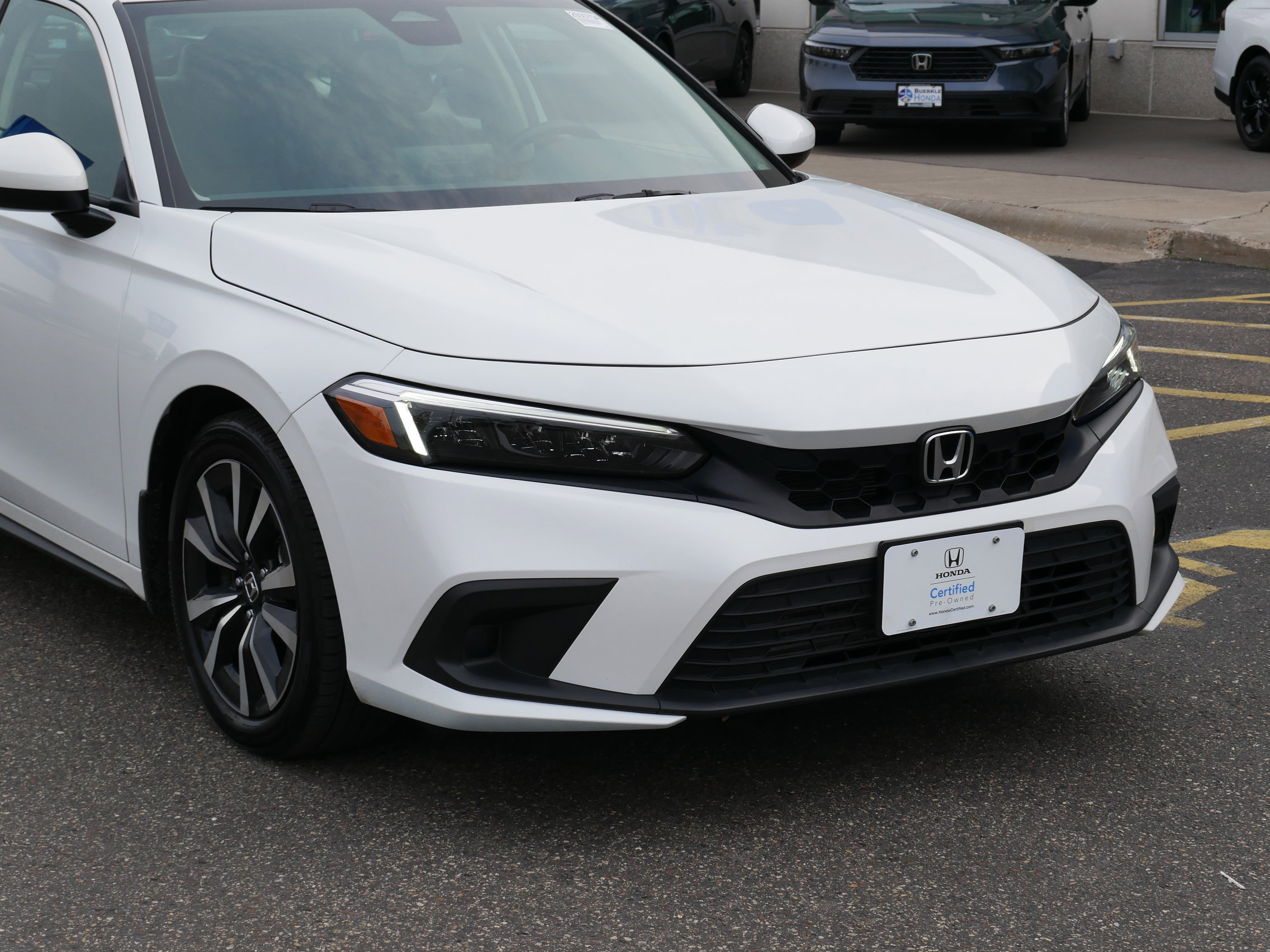Certified 2022 Honda Civic Hatchback EX-L with VIN 19XFL1H73NE016622 for sale in Saint Paul, Minnesota