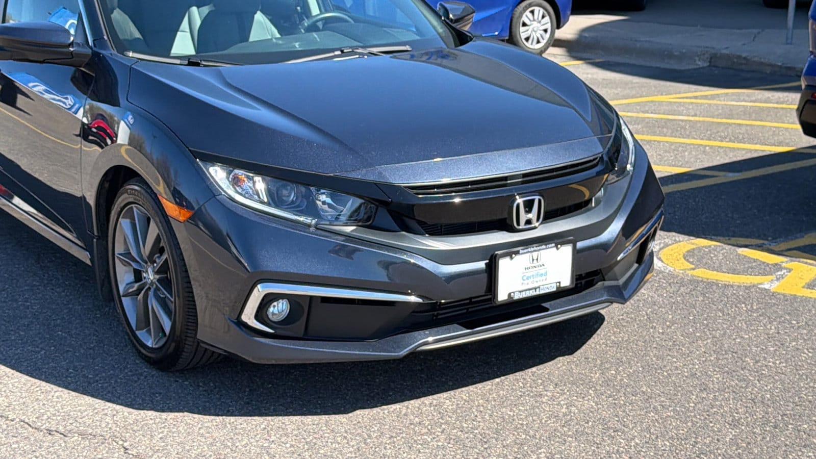 Certified 2019 Honda Civic EX-L with VIN 19XFC1F77KE018632 for sale in Saint Paul, Minnesota