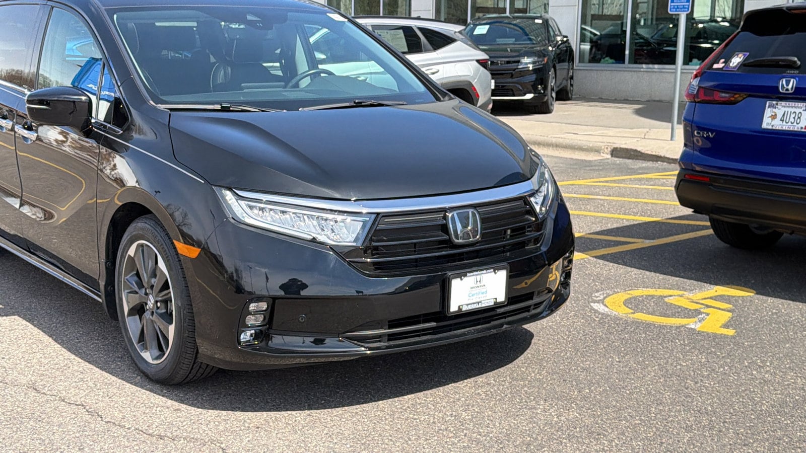 Certified 2023 Honda Odyssey Elite with VIN 5FNRL6H96PB056797 for sale in Saint Paul, Minnesota