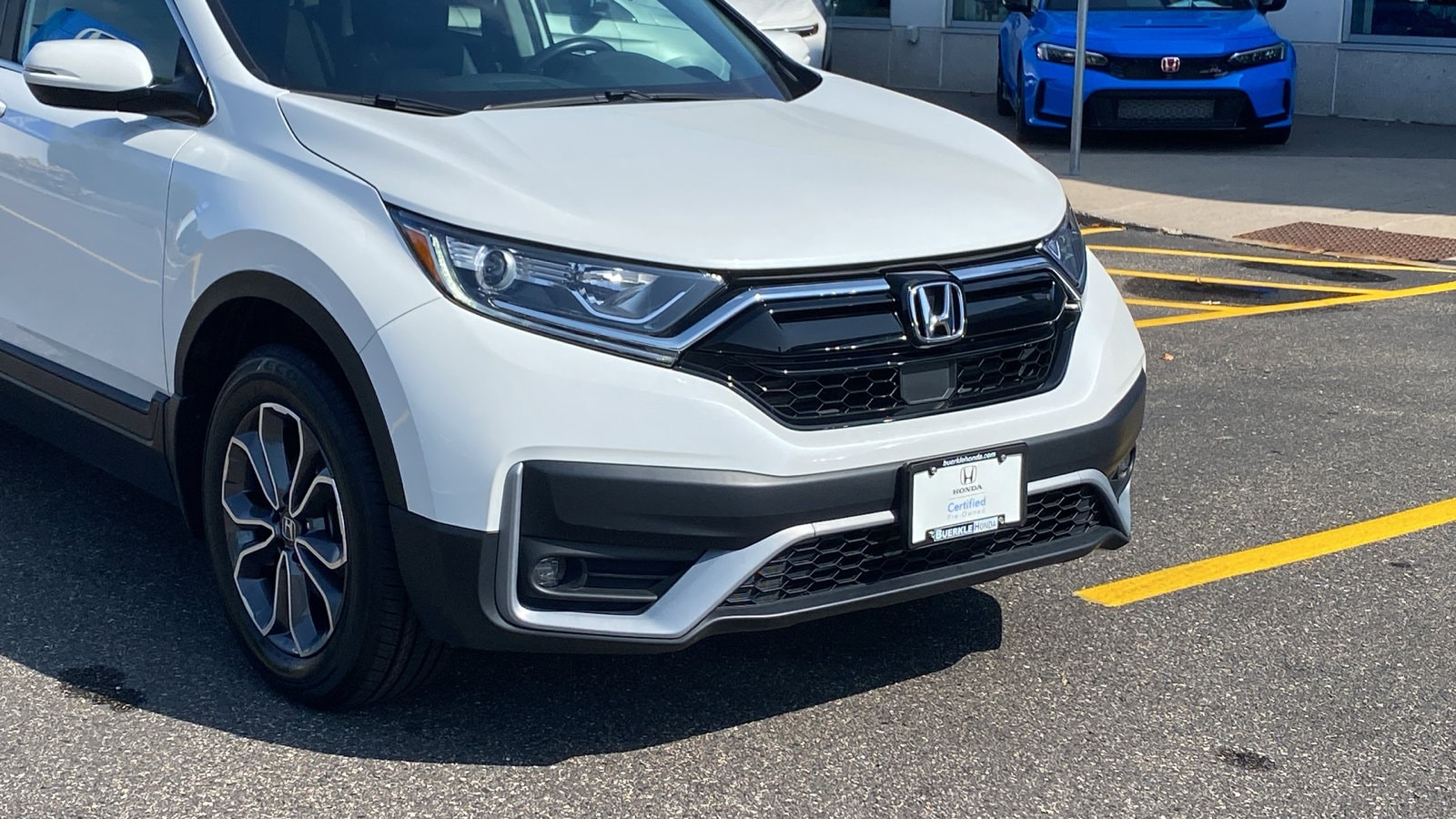 Certified 2022 Honda CR-V EX-L with VIN 2HKRW2H80NH666605 for sale in Saint Paul, Minnesota