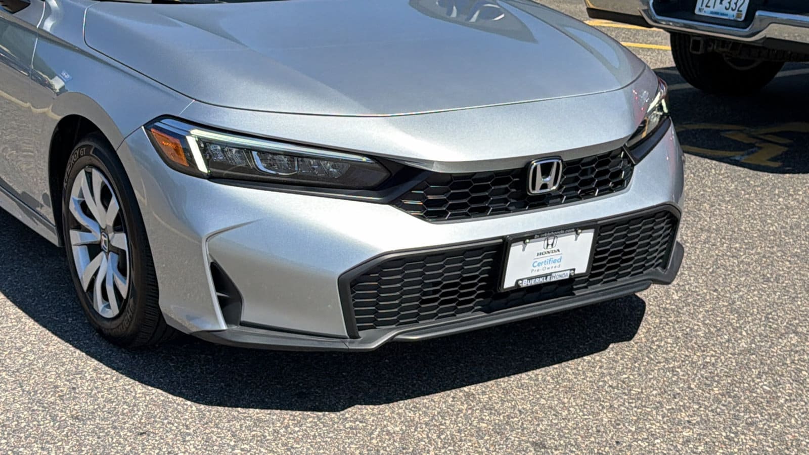 Certified 2025 Honda Civic LX with VIN 2HGFE2F26SH532305 for sale in Saint Paul, Minnesota