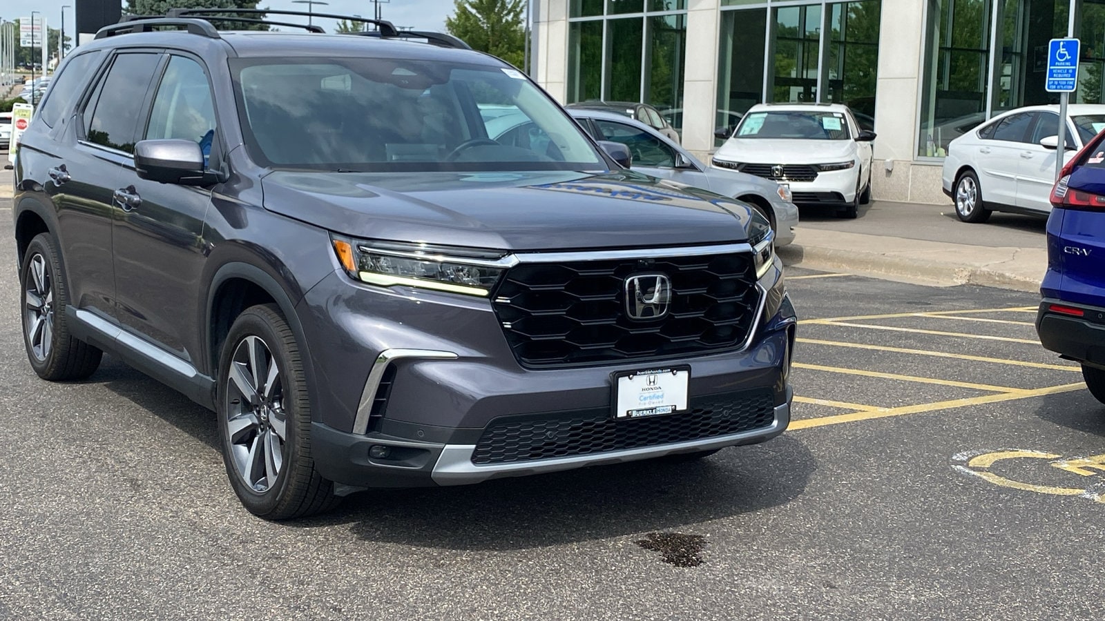 Certified 2023 Honda Pilot Elite with VIN 5FNYG1H85PB029004 for sale in Saint Paul, Minnesota