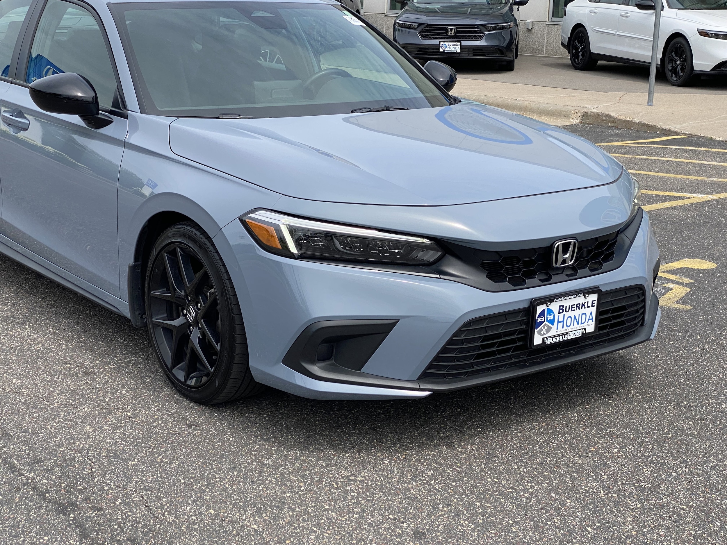 Certified 2023 Honda Civic Hatchback Sport with VIN 19XFL2H87PE012512 for sale in Saint Paul, Minnesota