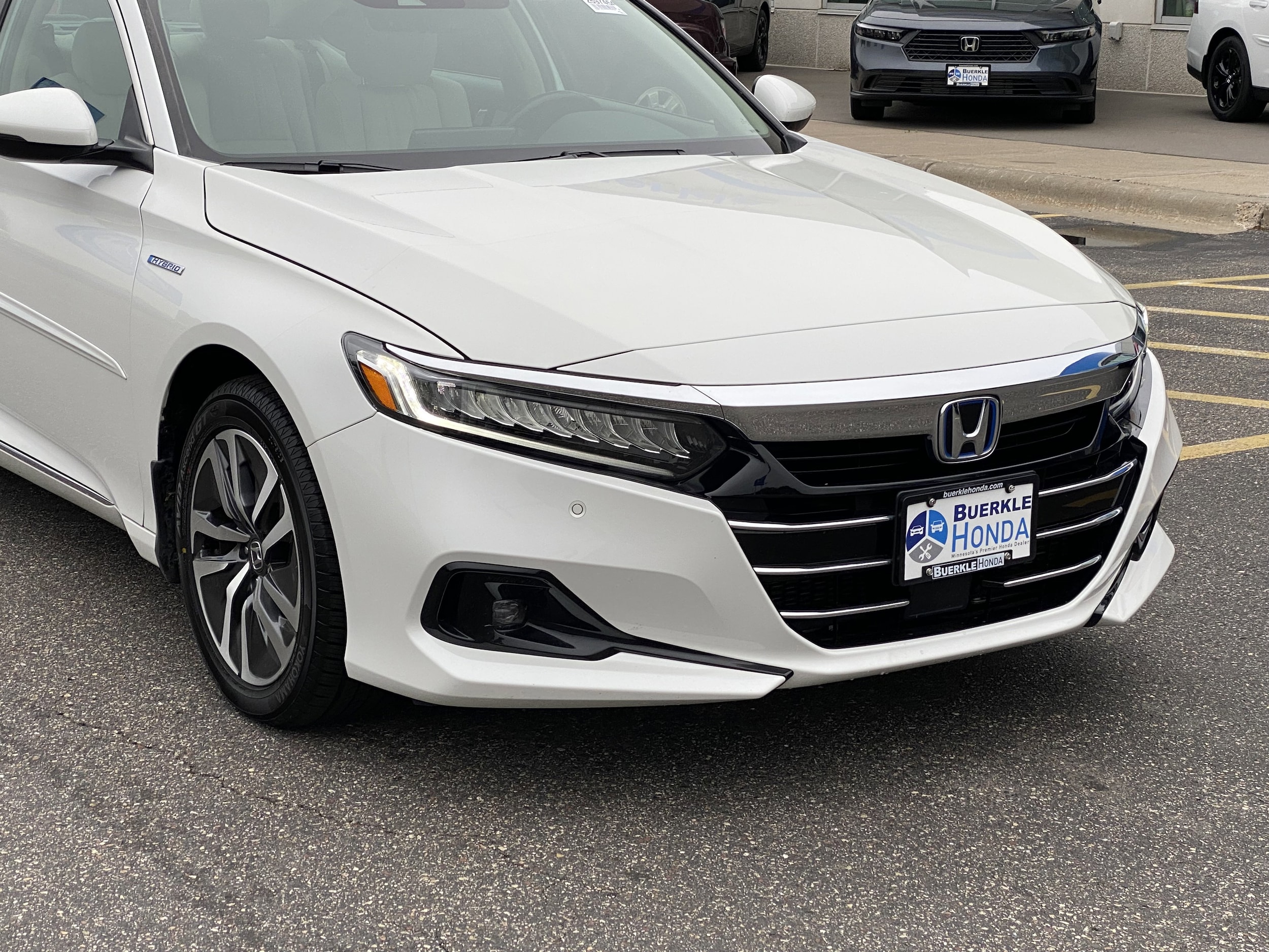 Certified 2021 Honda Accord Hybrid EX-L with VIN 1HGCV3F58MA020632 for sale in Saint Paul, Minnesota