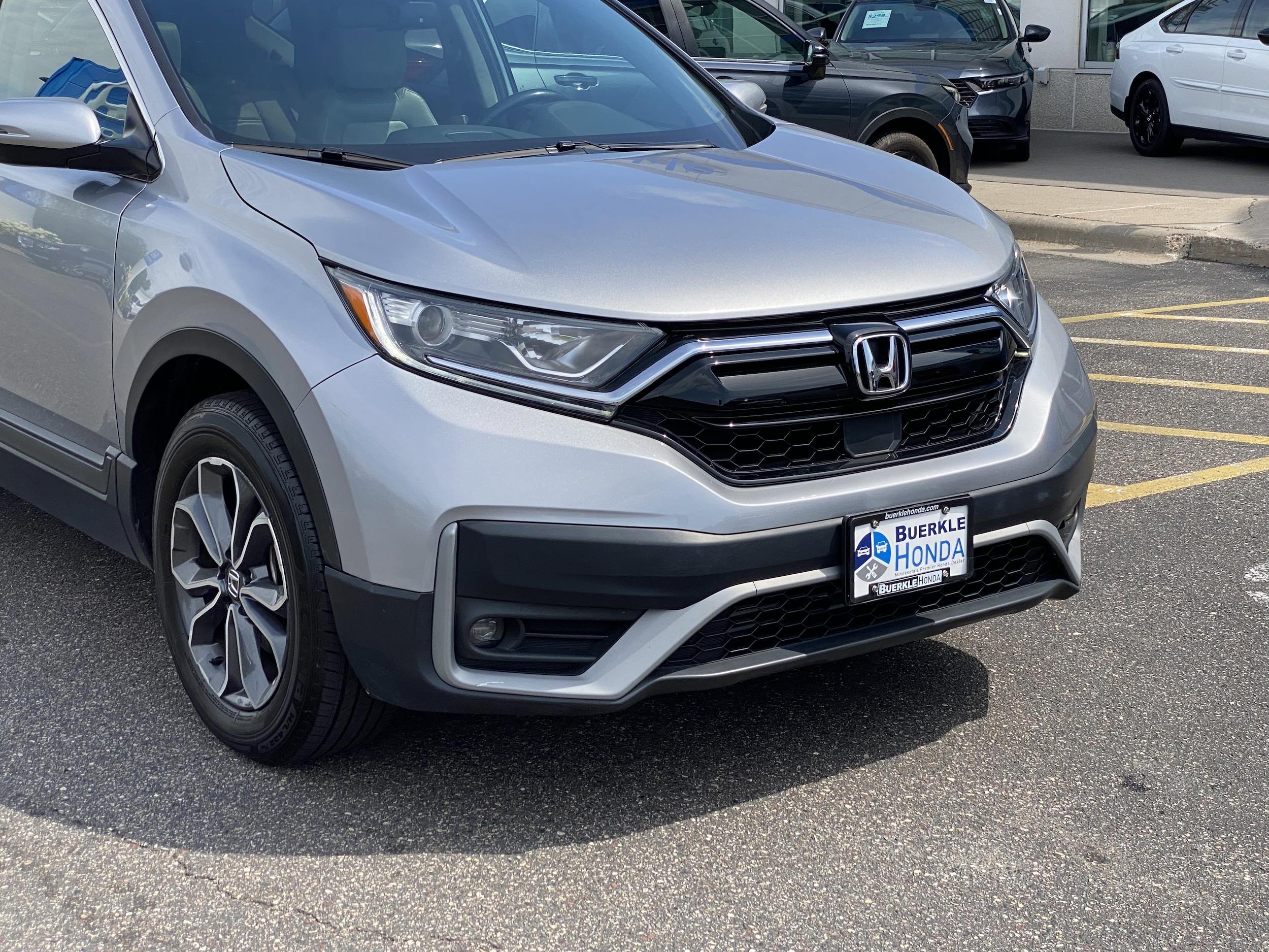 Certified 2022 Honda CR-V EX-L with VIN 2HKRW2H86NH622561 for sale in Saint Paul, Minnesota