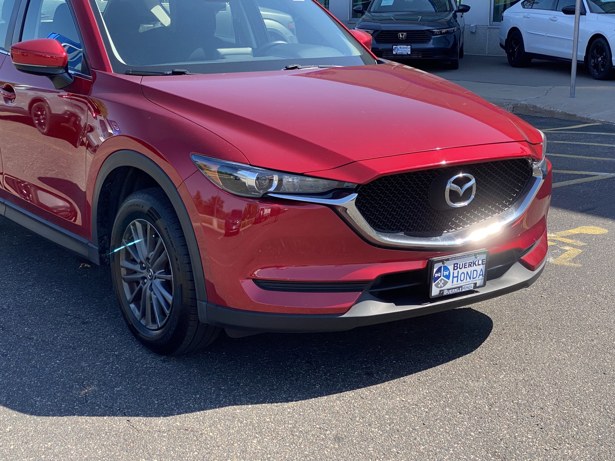 Used 2019 Mazda CX-5 Sport with VIN JM3KFBBM7K0531144 for sale in Saint Paul, Minnesota