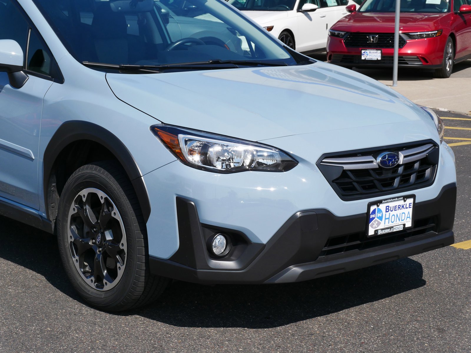 Used 2021 Subaru Crosstrek Premium with VIN JF2GTAPC3M8385526 for sale in Saint Paul, MN