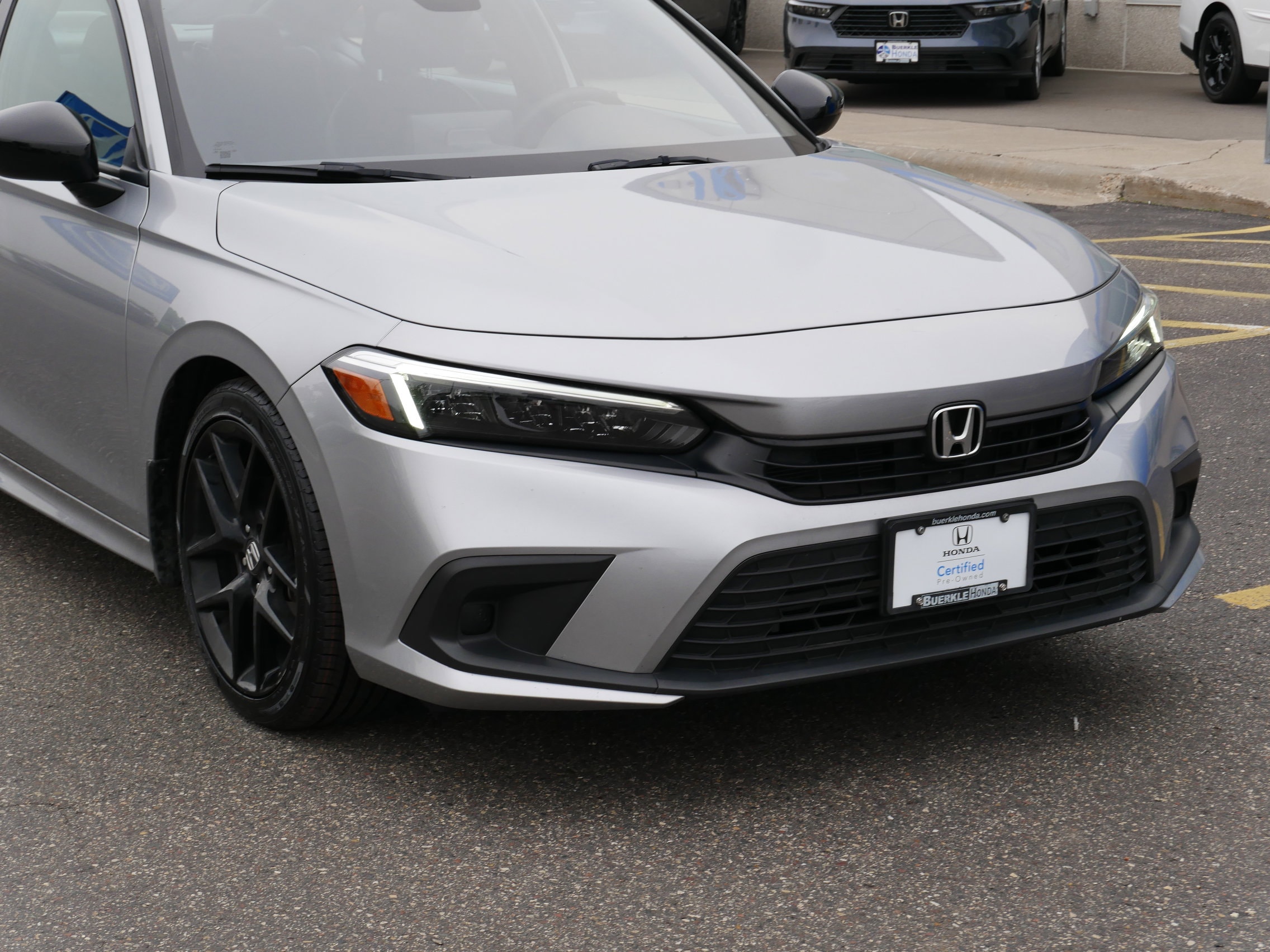 Certified 2022 Honda Civic Sport with VIN 2HGFE2F58NH583822 for sale in Saint Paul, Minnesota