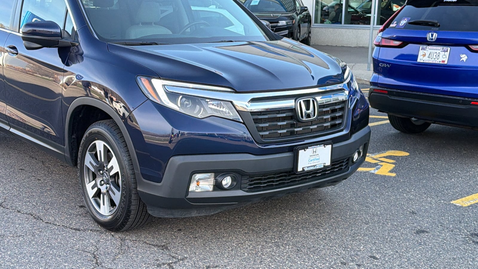 Certified 2019 Honda Ridgeline RTL-T with VIN 5FPYK3F62KB033118 for sale in Saint Paul, Minnesota