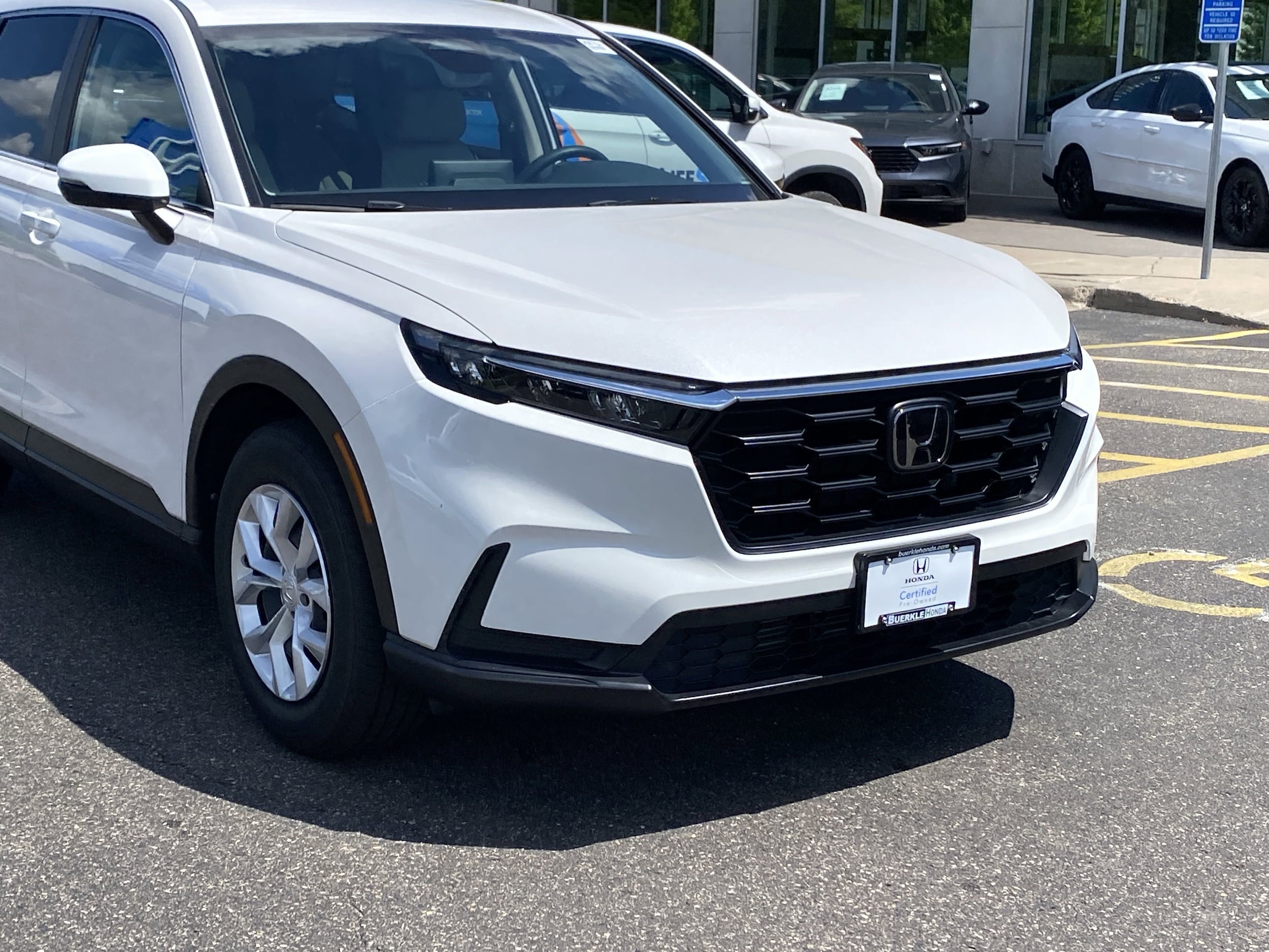 Certified 2025 Honda CR-V LX with VIN 2HKRS4H20SH457590 for sale in Saint Paul, Minnesota