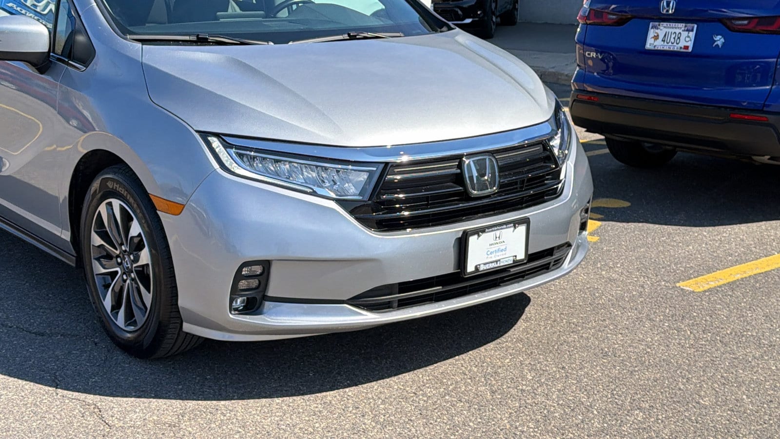 Certified 2024 Honda Odyssey EX-L with VIN 5FNRL6H67RB003938 for sale in Saint Paul, Minnesota