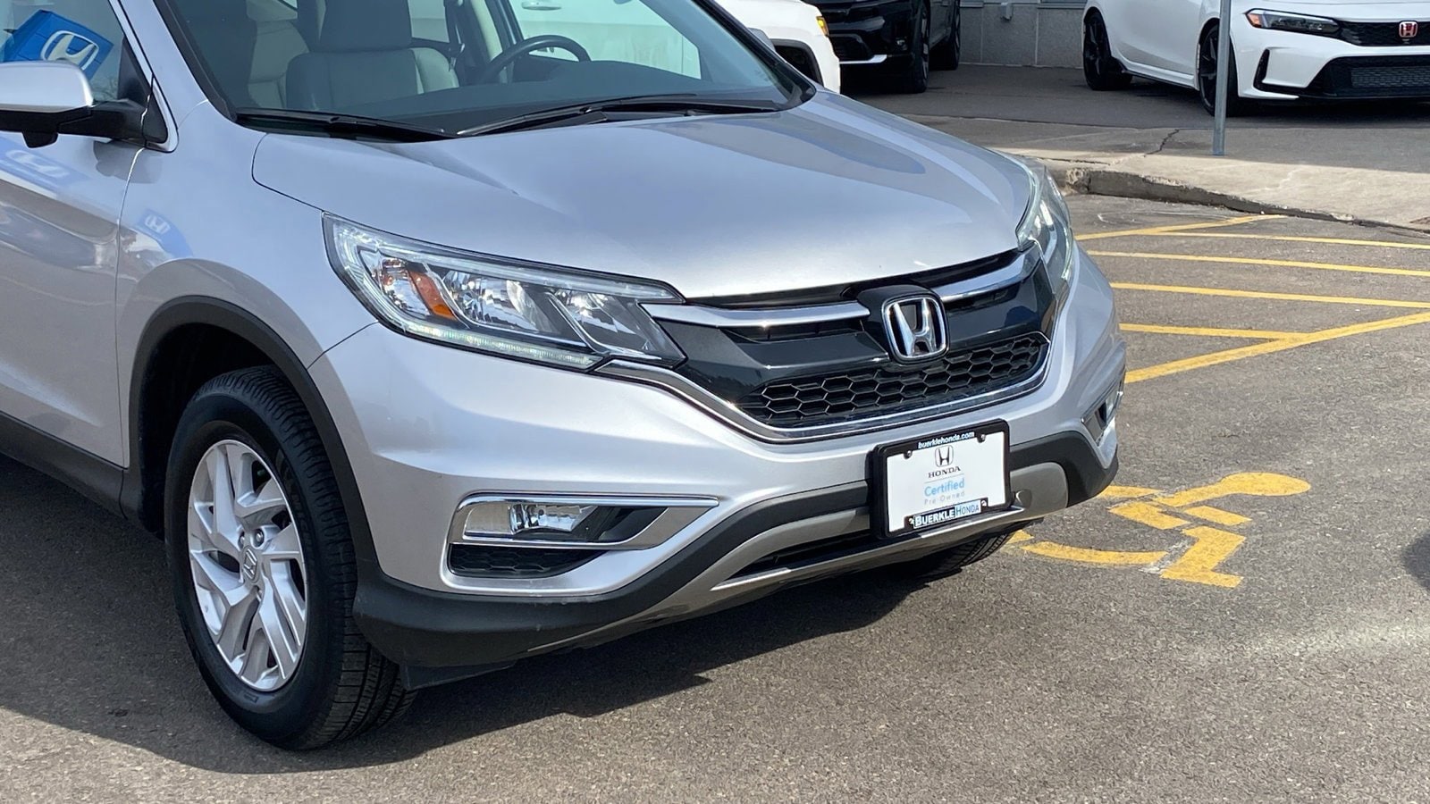 Used 2016 Honda CR-V EX-L with VIN 2HKRM4H73GH637241 for sale in Vadnais Heights, Minnesota