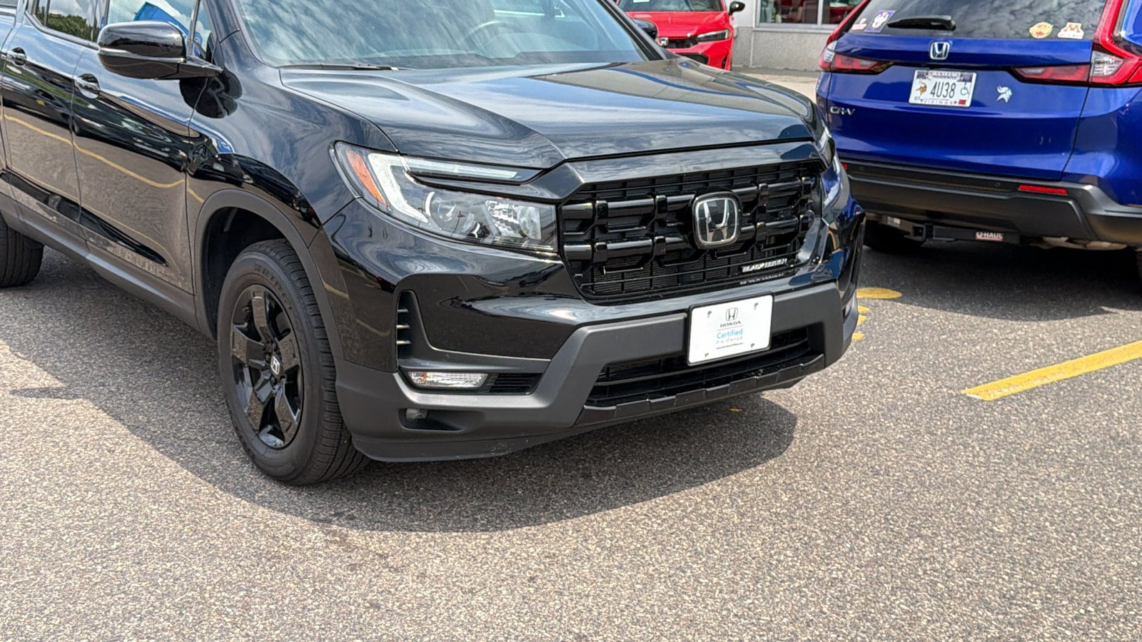 Certified 2024 Honda Ridgeline Black Edition with VIN 5FPYK3F87RB024216 for sale in Saint Paul, Minnesota