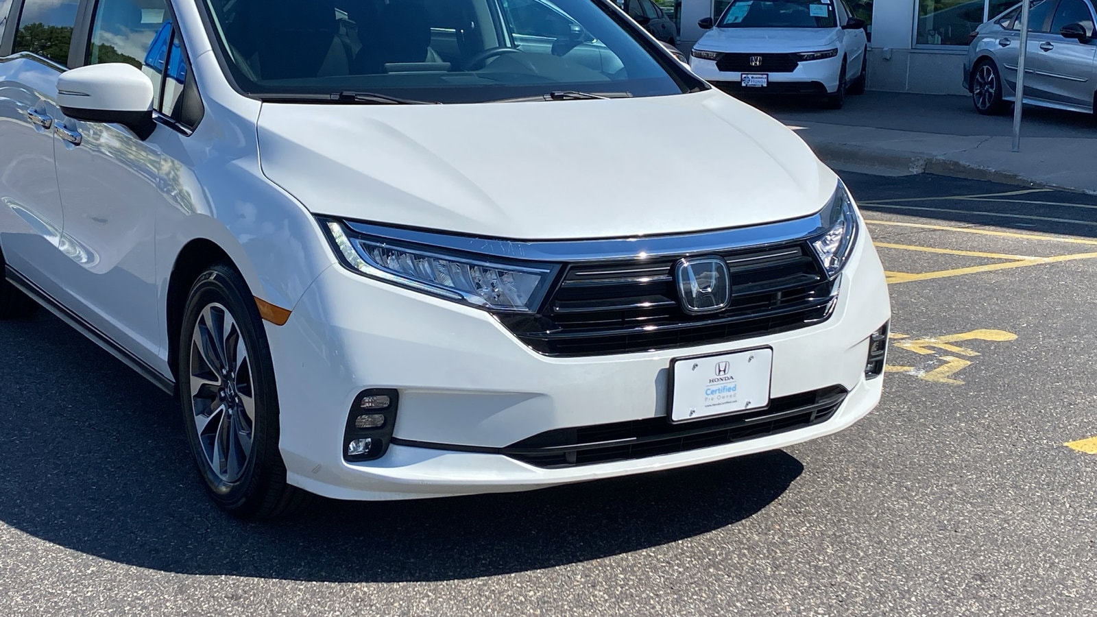 Certified 2022 Honda Odyssey EX-L with VIN 5FNRL6H71NB063572 for sale in Saint Paul, Minnesota