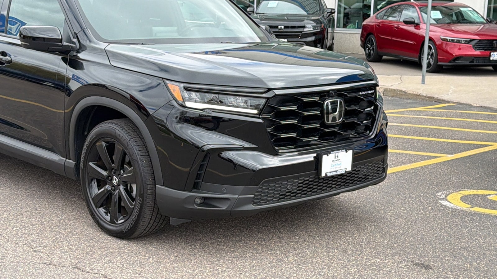 Certified 2025 Honda Pilot Black Edition with VIN 5FNYG1H93SB154925 for sale in Saint Paul, Minnesota