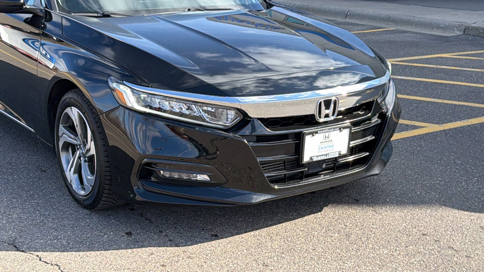 Certified 2019 Honda Accord EX with VIN 1HGCV1F46KA005555 for sale in Saint Paul, Minnesota