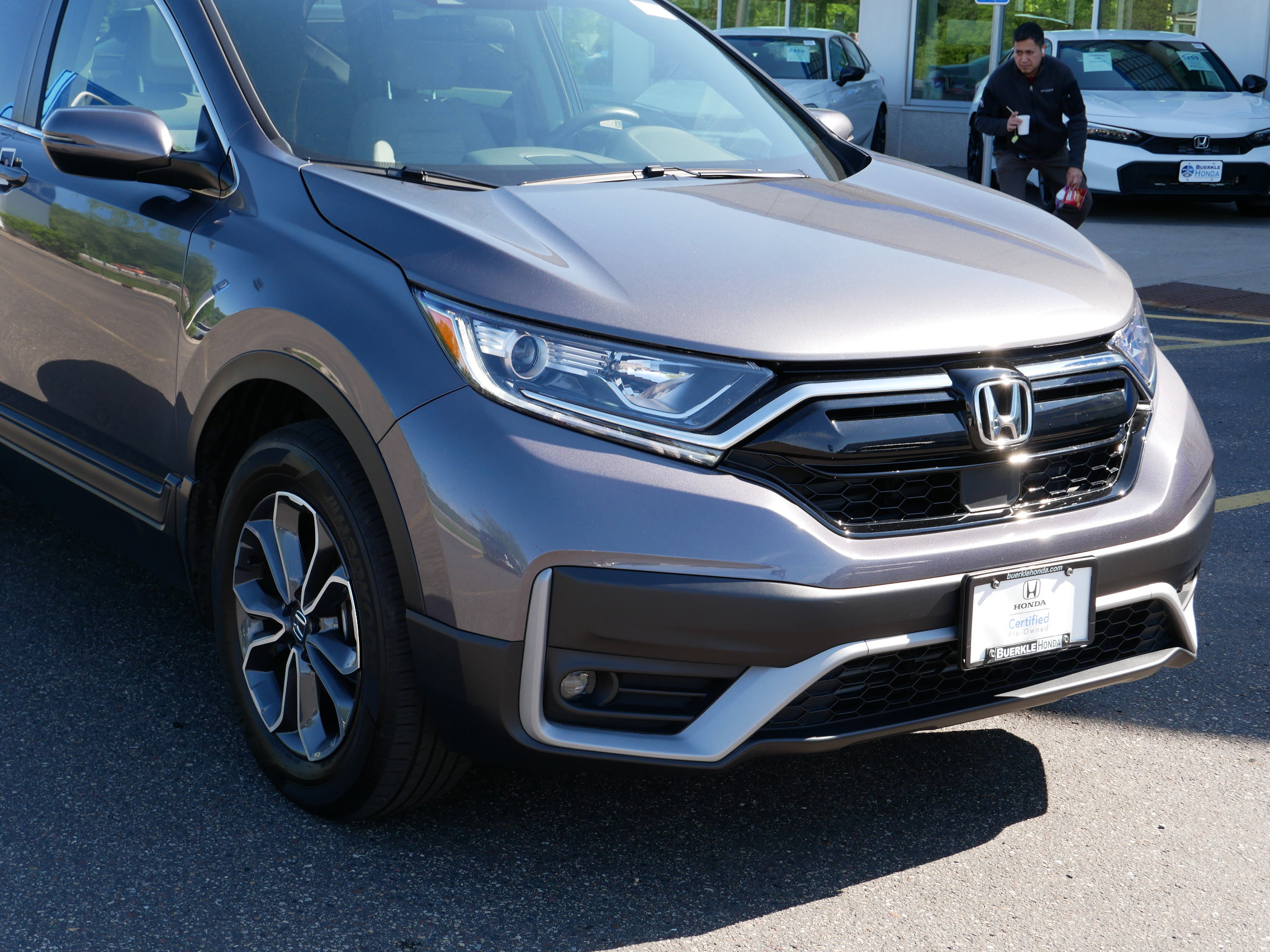 Certified 2022 Honda CR-V EX with VIN 2HKRW2H55NH650034 for sale in Saint Paul, Minnesota