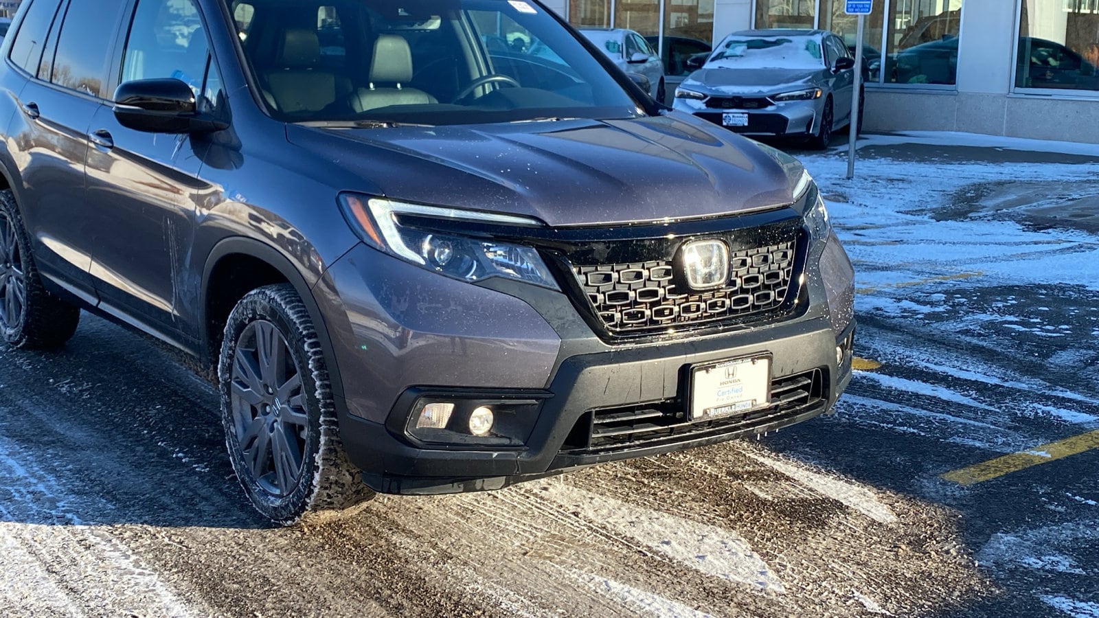 Used 2021 Honda Passport EX-L with VIN 5FNYF8H50MB007005 for sale in Saint Paul, Minnesota