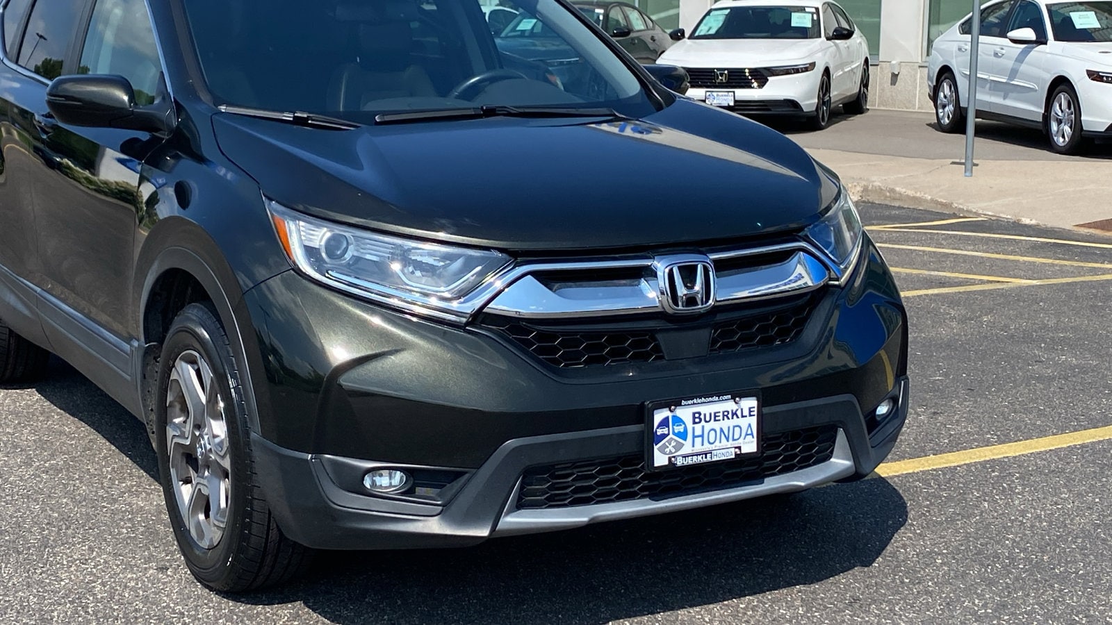 Used 2019 Honda CR-V EX-L with VIN 2HKRW2H80KH605525 for sale in Saint Paul, Minnesota
