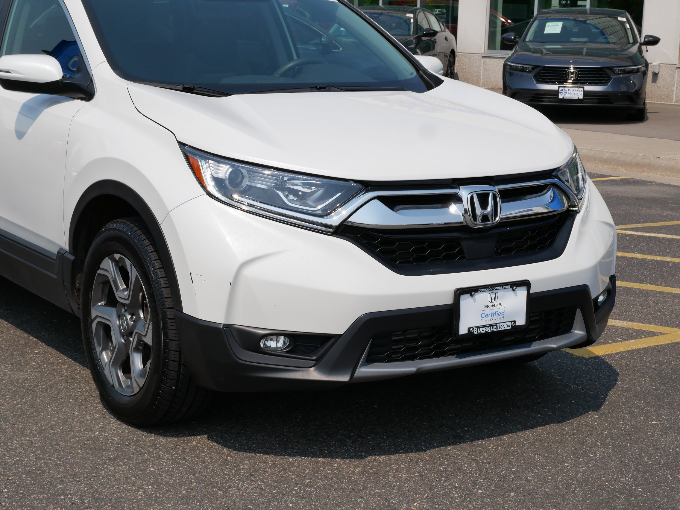 Certified 2019 Honda CR-V EX with VIN 5J6RW2H53KA001393 for sale in Saint Paul, Minnesota