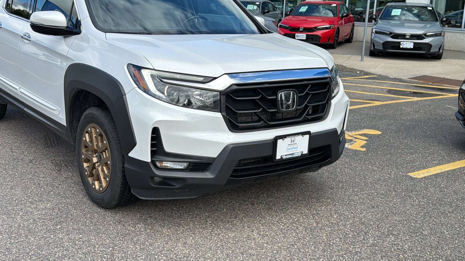 Certified 2023 Honda Ridgeline RTL-E with VIN 5FPYK3F74PB002534 for sale in Saint Paul, Minnesota