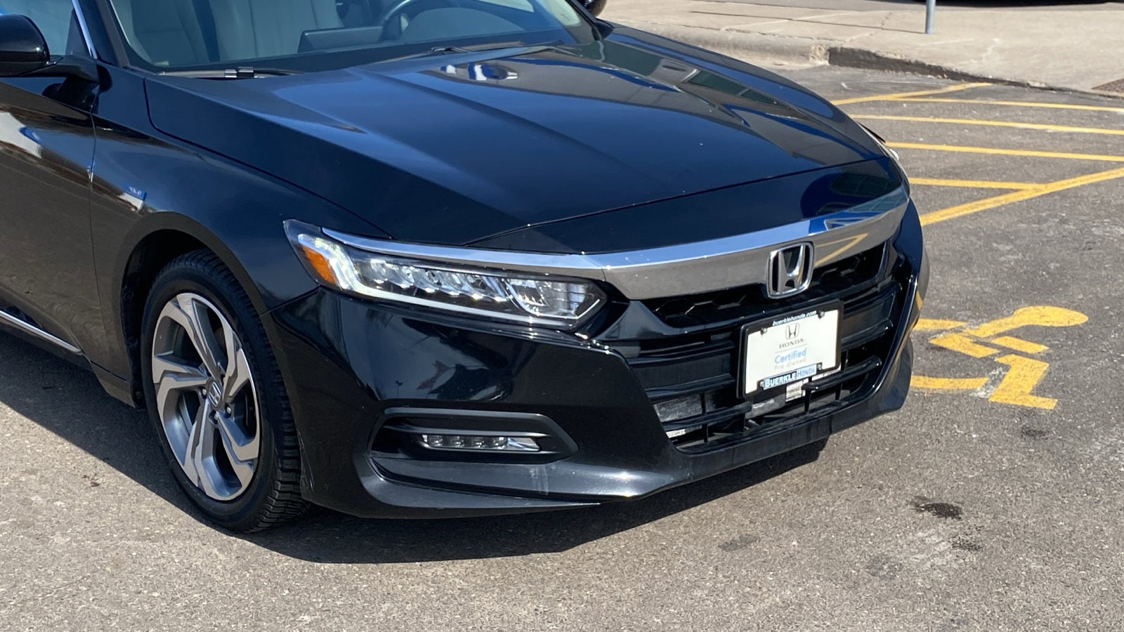 Certified 2018 Honda Accord EX-L with VIN 1HGCV1F56JA050910 for sale in Saint Paul, Minnesota