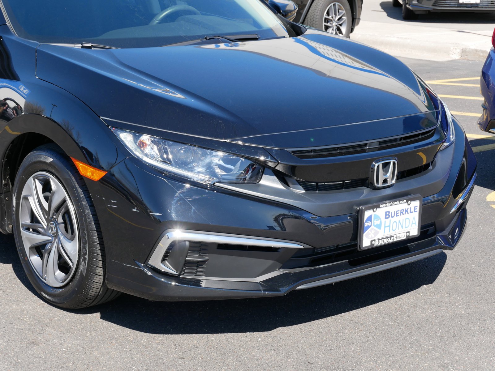 Used 2020 Honda Civic LX with VIN 2HGFC2F66LH599223 for sale in Saint Paul, Minnesota
