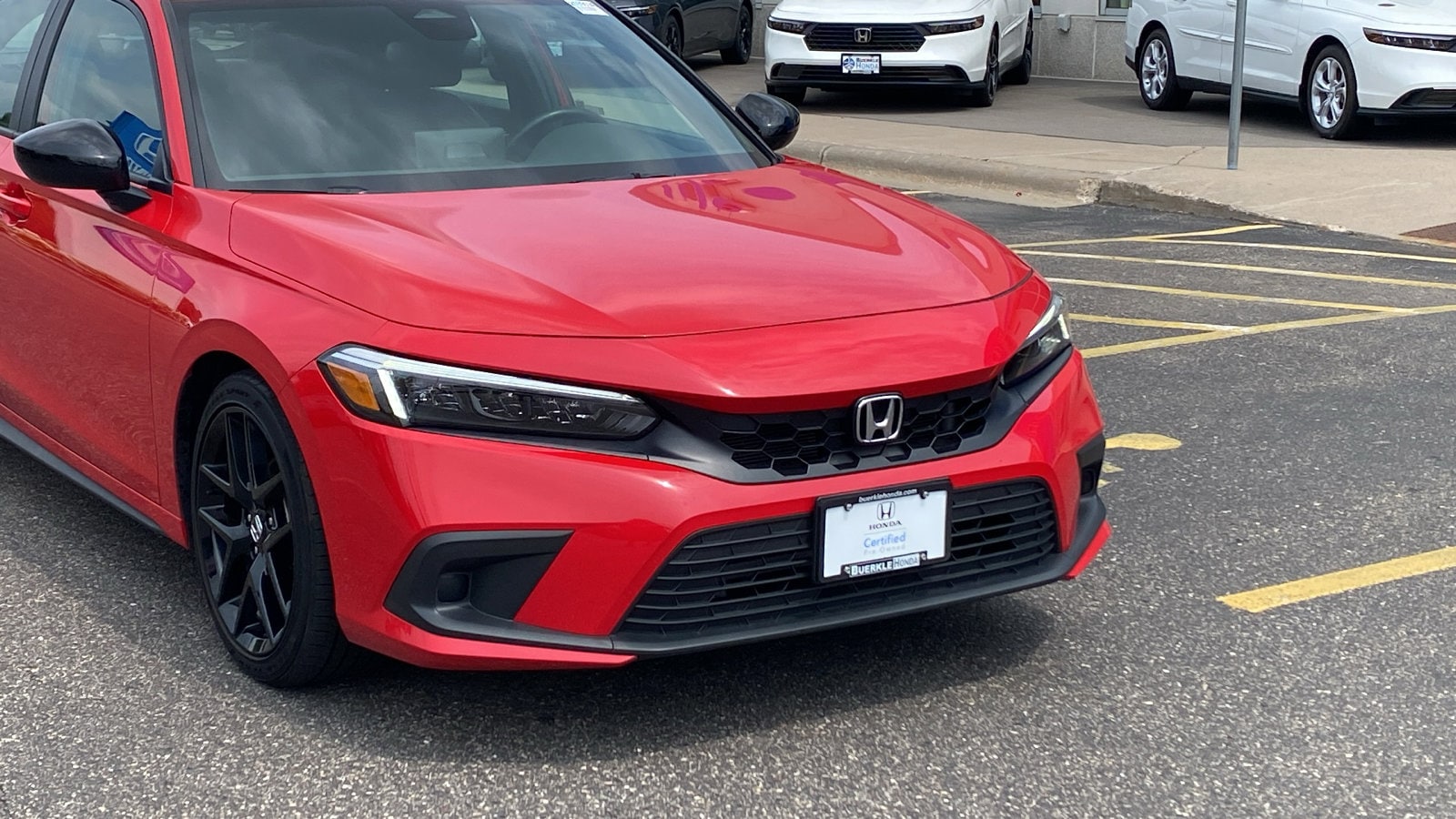Certified 2024 Honda Civic Hatchback Sport with VIN 19XFL2H86RE006848 for sale in Saint Paul, Minnesota