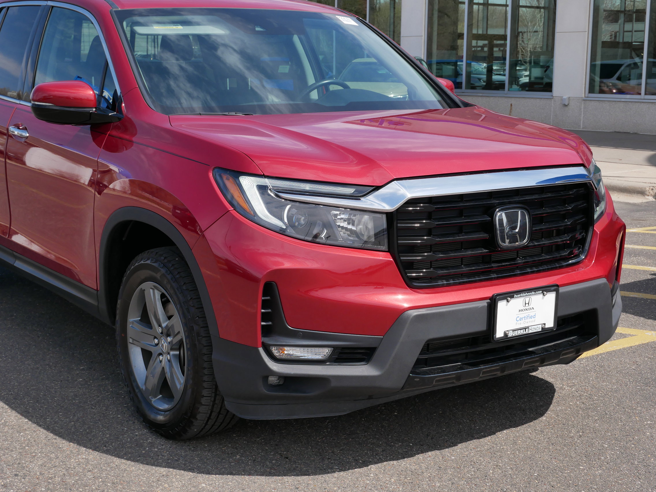 Certified 2023 Honda Ridgeline RTL-E with VIN 5FPYK3F75PB000758 for sale in Saint Paul, Minnesota
