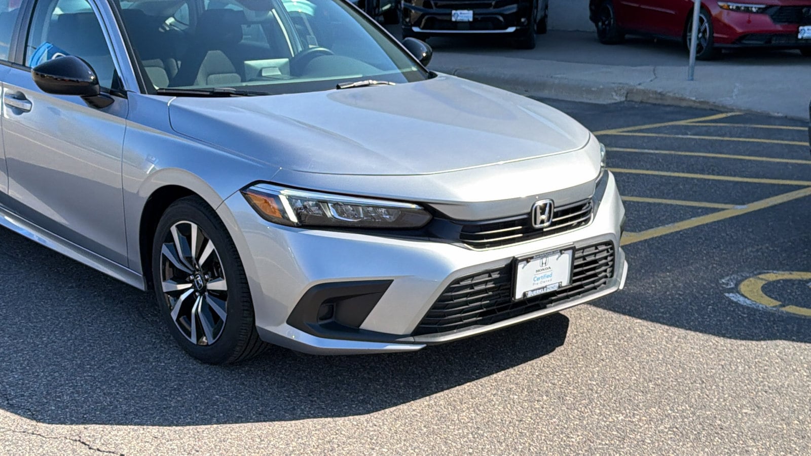 Certified 2023 Honda Civic EX with VIN 2HGFE1F73PH321205 for sale in Saint Paul, Minnesota