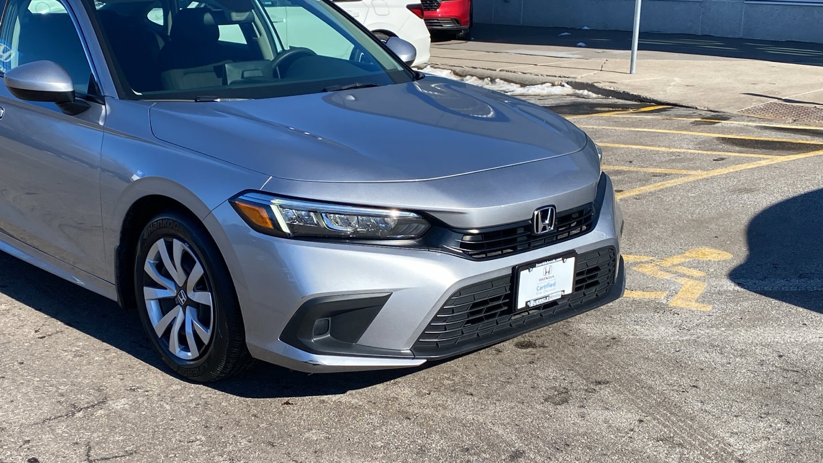 Certified 2023 Honda Civic LX with VIN 2HGFE2F27PH542381 for sale in Saint Paul, Minnesota