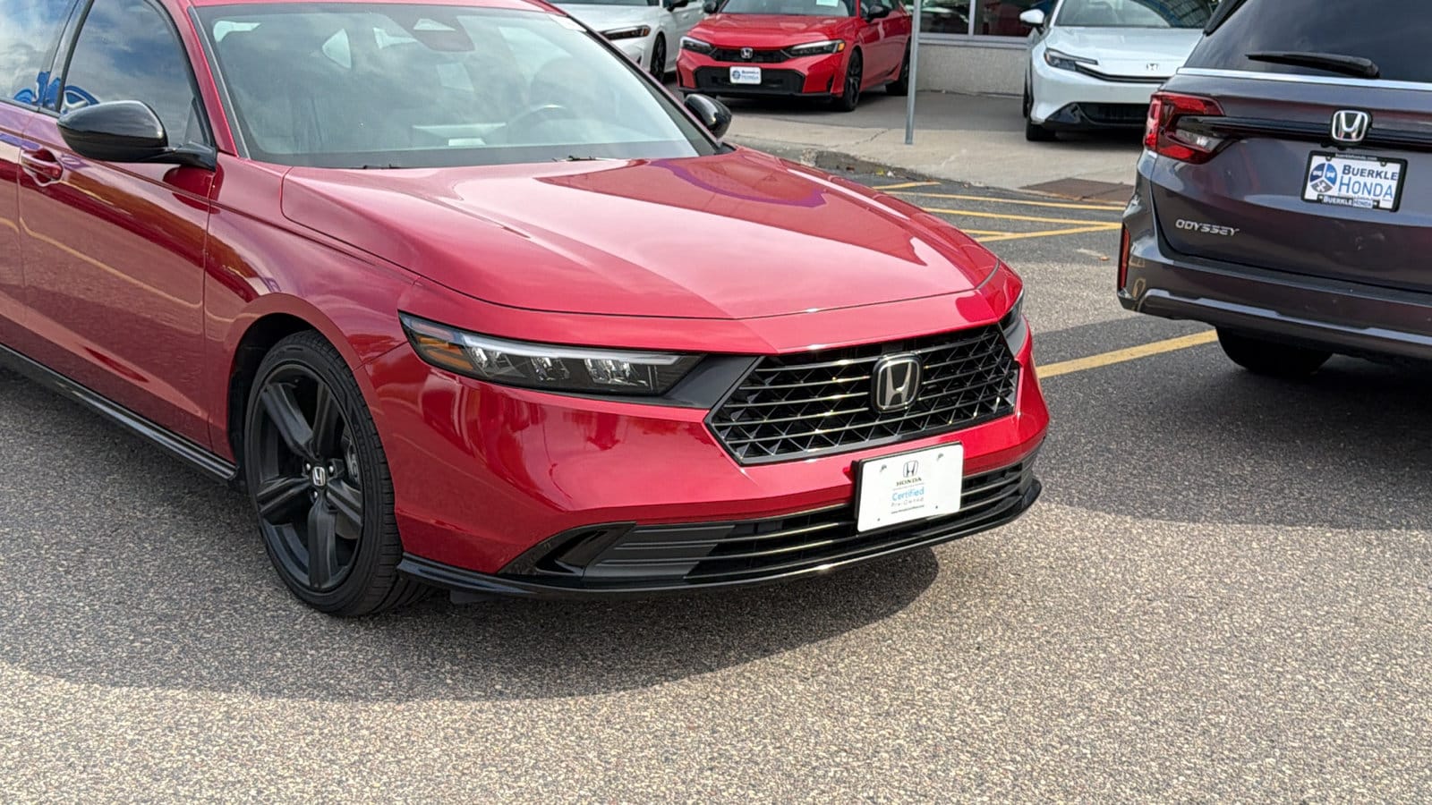 Certified 2023 Honda Accord Hybrid Sport-L with VIN 1HGCY2F70PA058203 for sale in Saint Paul, Minnesota