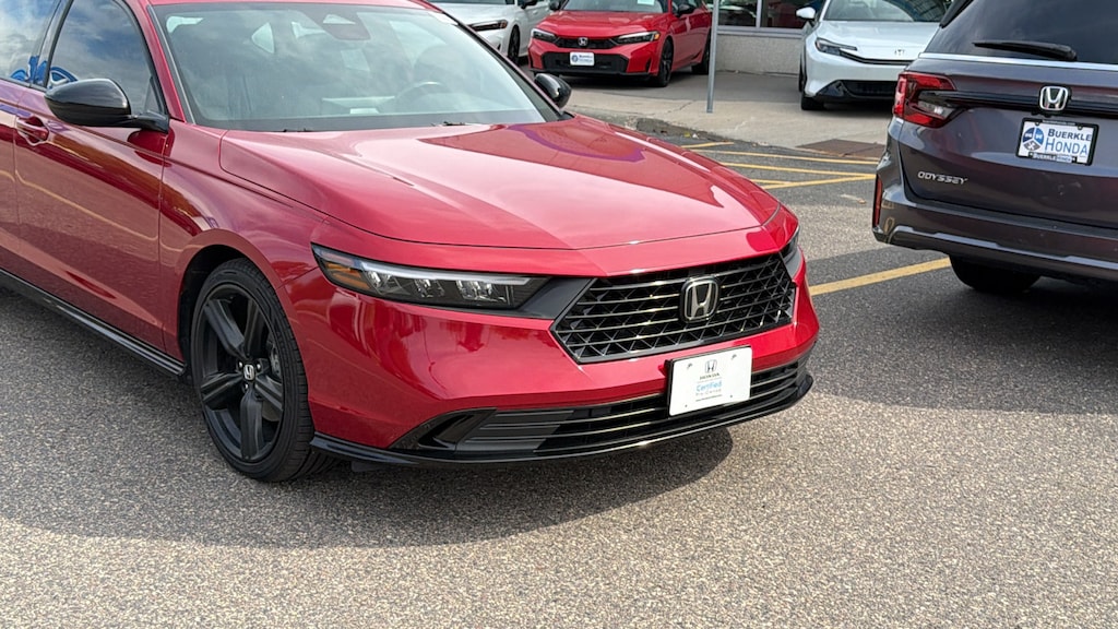 Certified 2023 Honda Accord Hybrid Sport-L w/BSI Sedan