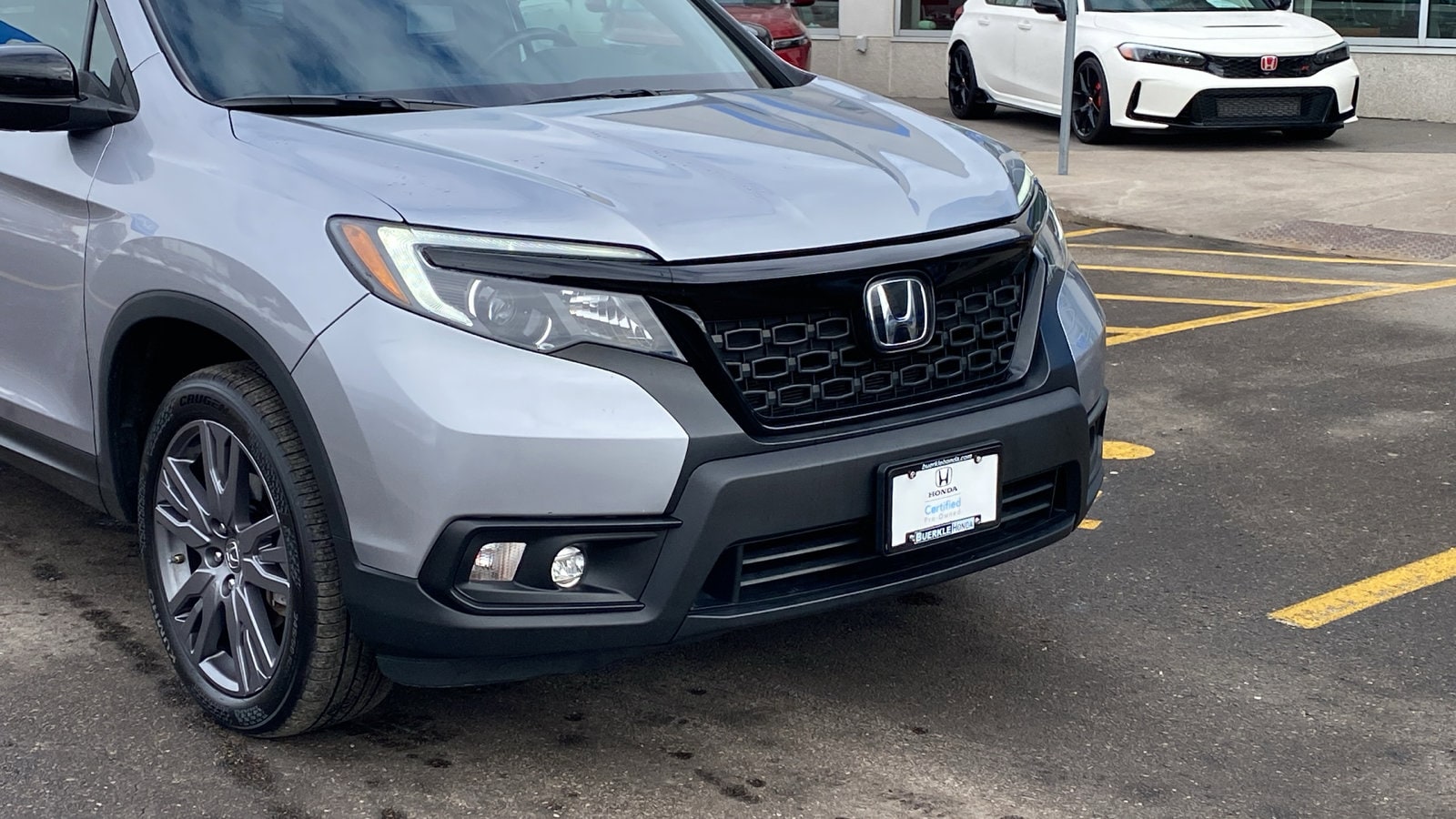 Certified 2021 Honda Passport EX-L with VIN 5FNYF8H59MB000098 for sale in Saint Paul, Minnesota