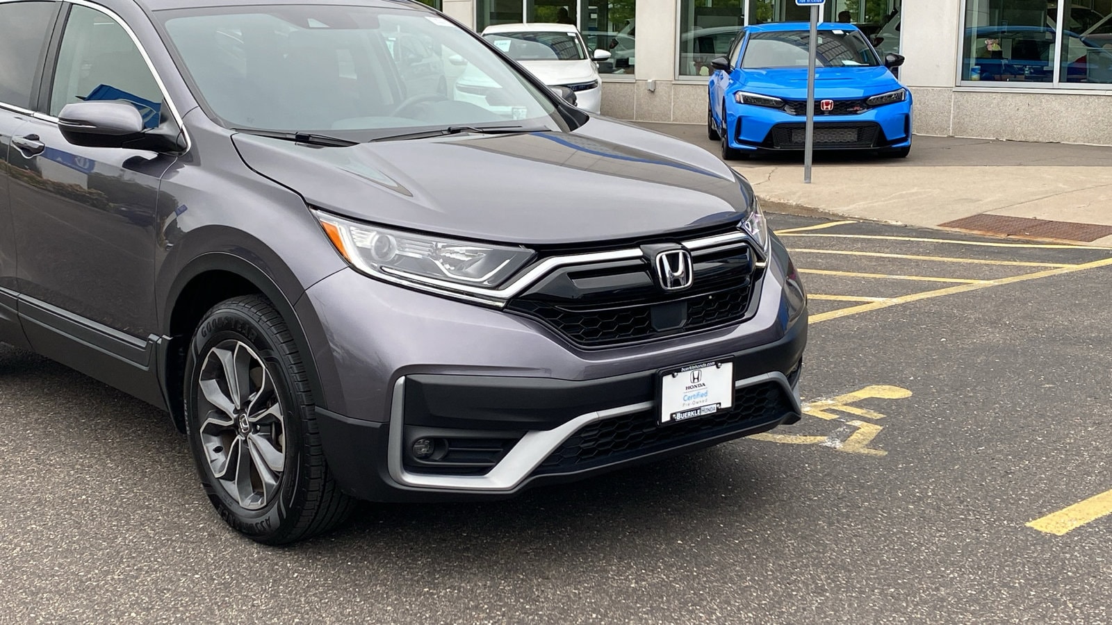 Certified 2022 Honda CR-V EX-L with VIN 7FARW2H80NE027174 for sale in Saint Paul, Minnesota